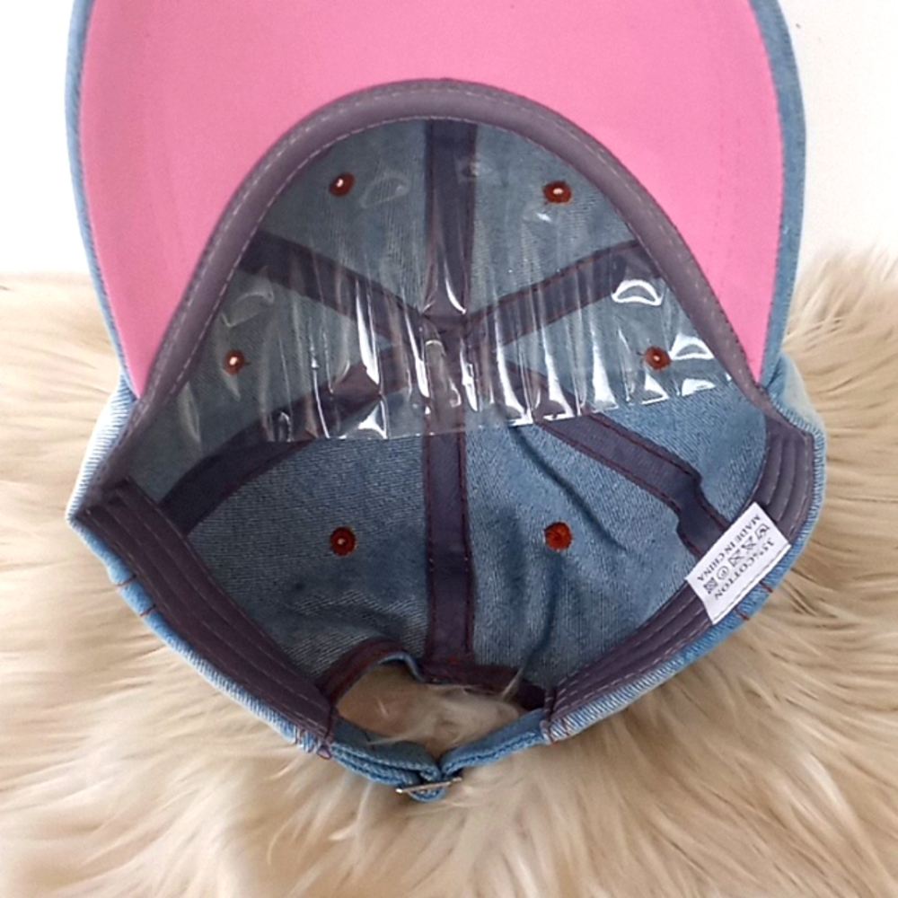 VIP Bling 💎 Denim Baseball Cap - Picture 6 of 12